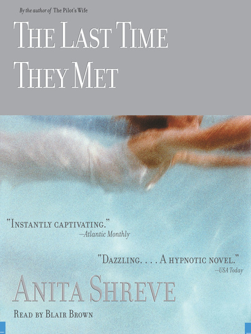 Title details for The Last Time They Met by Anita Shreve - Wait list